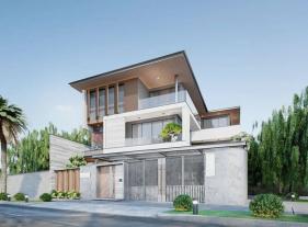 Thiết Kế Nhà Phố Hiện Đại 3 Tầng Với Gara Rộng Rãi Và Tiện Nghi