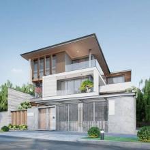 Thiết Kế Nhà Phố Hiện Đại 3 Tầng Với Gara Rộng Rãi Và Tiện Nghi