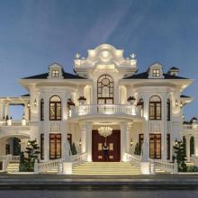 Thiết Kế Villa Sân Vườn Mái Thái Phong Cách Tân Cổ Điển Sang Trọng 
